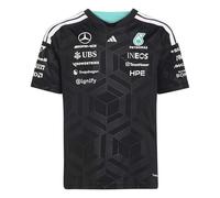 adidas garçon Mercedes - AMG Petronas Formula 1 Team Driver Jersey, Black, 11-12 Years