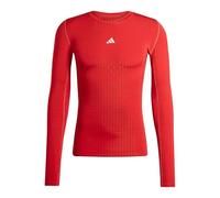 adidas garçon Techfit AEROREADY Longsleeve T-Shirt Youth, Team Power Red 2, 15-16 Years