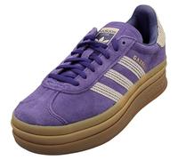 adidas Originals - Gazelle Bold - Sneakers viola e bianche all'uncinetto con plateau 38
