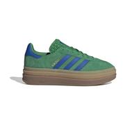 Adidas Gazelle Bold W - Sneaker da donna a tre strati con pannello Q-Pannel con suola in gomma, Verde/Colore fornitore/Verde, 10