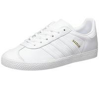 adidas Gazelle J Shoes, Sneakers Unisex - Bambini e ragazzi, Cloud White / Cloud White / Cloud White, 38 2/3 EU