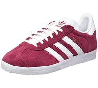 adidas Gazelle, Scarpe da Ginnastica Uomo, Rosso Collegiate Burgundy Ftwr White Gold Met White, 43 1/3 EU