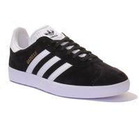 adidas Gazelle, Scarpe da Ginnastica Unisex - Adulto, Nero Core Black White Gold Met, 46 EU