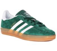 ADIDAS Gazzella Interno 3 Strato Q-Pannel Gomma Suola Uomo Trainer IN Verde UK 4