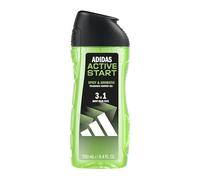 adidas Gel doccia 3 in 1 Active Start con profumo aromatico speziato, 250 ml