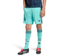 Adidas Germany Bambini - Pantaloncini Verde acqua - Taglia 123 - 129 CM - Poly Mesh Teal 123 - 129 CM