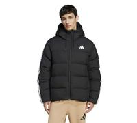 adidas Giacca da uomo Essentials Climawarm 3 strisce piumino piumino con cappuccio cappotto