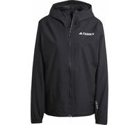 Adidas - Giacca impermeabile e traspirante - Multi 2L Rain.Rdy Jacket W Black per Donne in Pelle - Taglia L - Nero