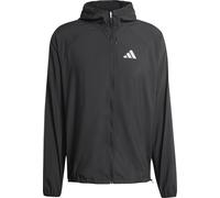 Adidas - Giacca leggera e antivento - Run Essentials Jkt M Black per Uomo in Poliestere Riciclato - Taglia L - Nero