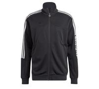 Felpa adidas Tiro Wordmark Full Zip nero bianco - M
