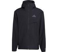 Adidas - Giacca traspirante e impermeabile - Multi 2L Rain Jkt M Black per Uomo in Poliestere Riciclato - Taglia S - Nero