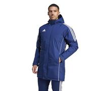 adidas Giacche Tiro 24 da calcio con cappuccio, colore bianco blu, S