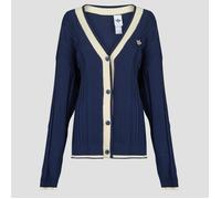 ADIDAS ORIGINALS Giacchetta beige / blu scuro Donna - Abbigliamento - Taglie comode - Pullover e cardigan - Cardigan ADIDAS ORIGINALS S