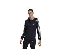 Adidas GL0804 W 3S FT FZ HD Felpa con Cappuccio Donna Legend Ink/White M