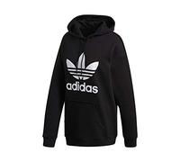 ADIDAS GM5514 W BL FT HD Felpa con Cappuccio Donna Black/White XS