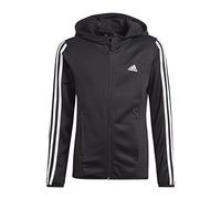 Adidas GN1462 G 3S FZ HD Felpa con Cappuccio Bambina Black/White 1314