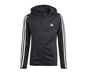 Adidas GN1462 G 3S FZ HD Felpa con Cappuccio Bambina Black/White 1314
