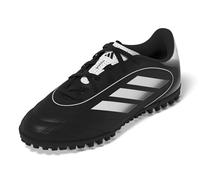 adidas Goletto IX Turf - Scarpe da calcio unisex per bambini, Nero Bianco Nero, 24.5 cm