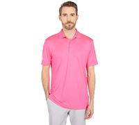 adidas Golf Men's Performance Primegreen Polo Shirt, Pink 1, Medium