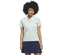 adidas Golf Originals Polo All Over Trefoil, verde/bianco