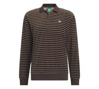 adidas Golf Originals Polo MR Velour, manica lunga, marrone
