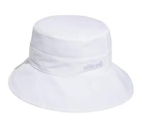 Adidas Golf Standard Womens Reversible Ponytail Sun Bucket Hat, White, OSFM