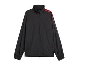 Adidas - Gradient 3 Stripes Nylon Track Top - - Sport - unisex - Nero - M