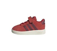 adidas Grand Court 00s Shoes Infants, Scarpe Unisex-Bimbi 0-24, Collegiate Red/Collegiate Burgundy/off White, 27 EU