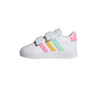 adidas Grand Court 2.0 CF I, Sneaker Bambini e Ragazzi, Ftwr White Pulse Mint Beam Pink, 23 EU