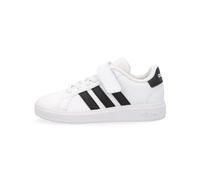 Scarpe adidas Grand Court 2.0 con velcro bianco puro nero per bambini - 34