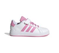 Scarpe adidas Grand Court 2.0 bianco rosa brillante per bambini - 35