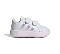 adidas Grand Court 2.0 Shoes Kids, Scarpe da Tennis Unisex - Bambini e Ragazzi, Ftwr Bianco Quasi Rosa Nucleo Nero, 26 EU