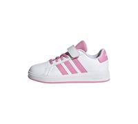 adidas Grand Court 2.0 Shoes Kids, Scarpe da Tennis Unisex - Bambini e Ragazzi, Ftwr Bianco Bliss Rosa Nucleo Nero, 29 EU