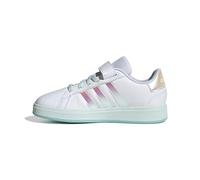 adidas Grand Court 2.0 Shoes Kids, Scarpe da Tennis Unisex - Bambini e Ragazzi, Ftwr Bianco Iridescente Halo Menta, 32 EU
