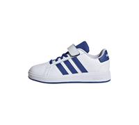 adidas Grand Court 2.0 Shoes Kids, Scarpe da Tennis Unisex - Bambini e Ragazzi, Ftwr White Team Royal Blue Core Nero, 27 EU
