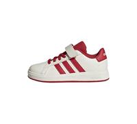 adidas Grand Court 2.0 Shoes Kids, Scarpe da Tennis Unisex - Bambini e Ragazzi, off White Collegiate Red Core Nero, 32 EU