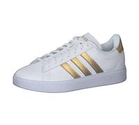 adidas Grand Court 2.0, Sneaker Donna, Ftwr White Ftwr White Matte Gold, 38 2/3 EU