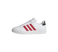 adidas Grand Court 2.0, Sneaker Uomo, Ftwr White Better Scarlet Core Black, 41 1/3 EU