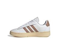 Adidas Grand Court Alpha, Sneaker Donna, Ftwr White/Clay Strata/Gold Met, 39 1/3 EU