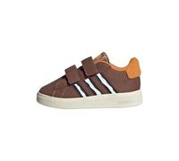adidas Grand Court Chip CF I, Shoes-Low (Non Football) Unisex-Bimbi 0-24, Preloved Brown/Core Black/off White, 26 EU