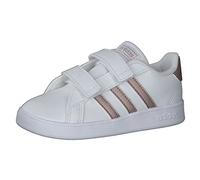 Adidas Grand Court I, Scarpe Unisex-Bambini, White/Coppmt/Glopnk, 21 EU