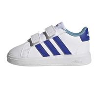 adidas Grand Court Lifestyle Hook And Loop Shoes, Scarpe da Tennis, Cloud White/Lucid Blue/Preloved Blue, 20 EU
