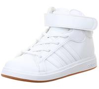 adidas Grand Court Mid Unisex Bambini Scarpe, bianco, 34 EU