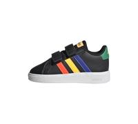 Scarpe Grand Court Lifestyle Hook and Loop Core Black / Lucid Blue / Court Green 25 1/2