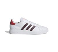adidas Grand TD Lifestyle Court Casual Shoes, Sneakers Uomo, Cloud White/Maroon/Better Scarlet, 46 EU