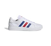 adidas Grand TD Lifestyle Court Casual Shoes, Sneakers Uomo, Cloud White/Royal Blue/Vivid Red, 41 1/3 EU