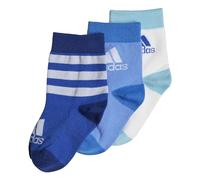 adidas Graphic, Calzini (3 Paia), Team Royal Blue/Blue Fusion/White, Xs, Neonato