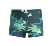 adidas Graphic Swim Boxers Costume a Slip, Aurora Ivy/White, 32 Uomo