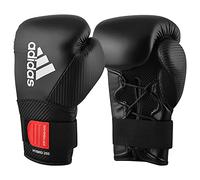 adidas Guanti da boxe Hybrid 250 Duo Lace da uomo, colore nero, 14 oz