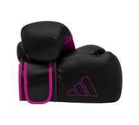 adidas Guanti da boxe Hybrid 80, adatti per boxe, kickboxing, MMA, fitness e allenamento, per bambini, uomini o donne, colore: nero/rosa